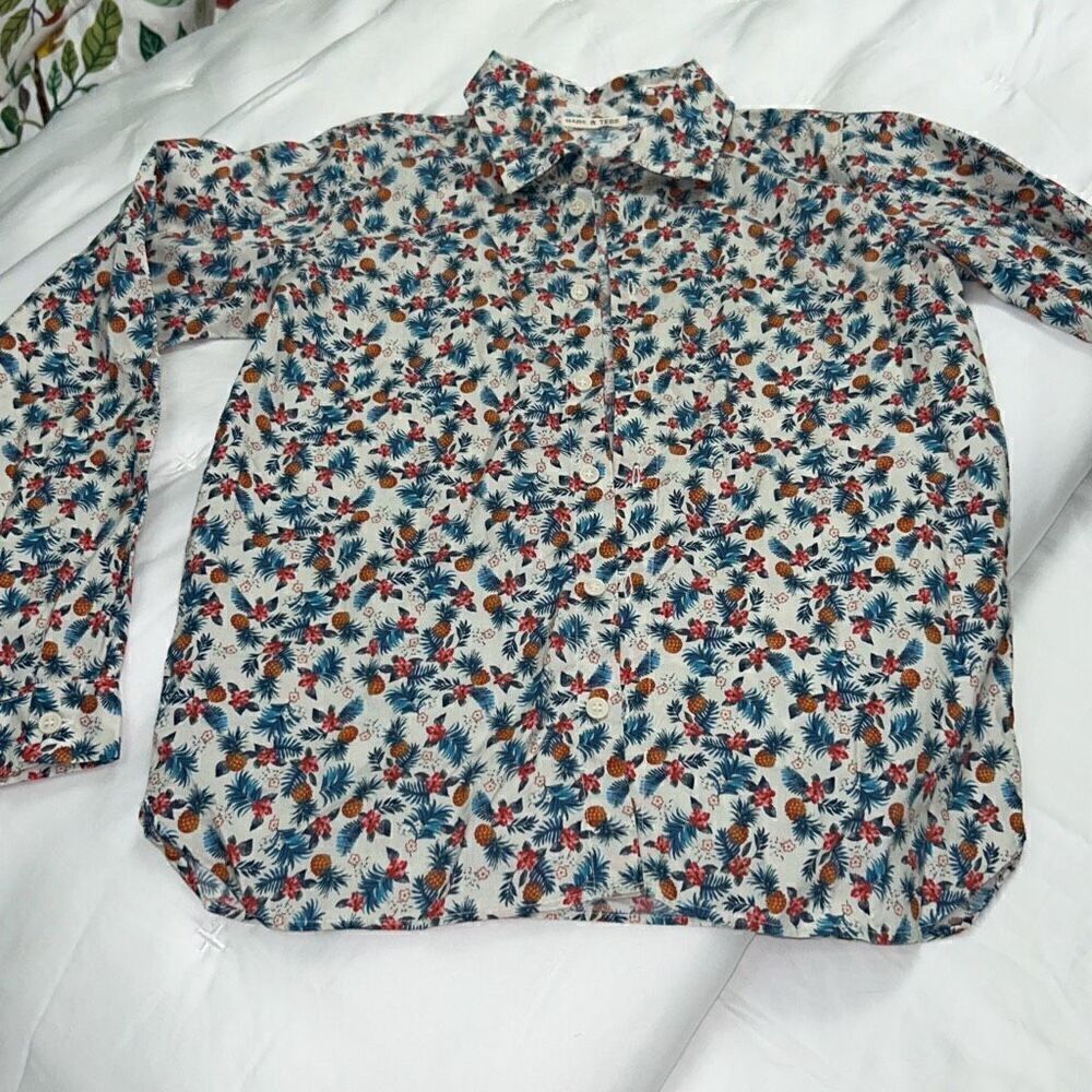 Babe & Tess designer boys button down shirt sz 10